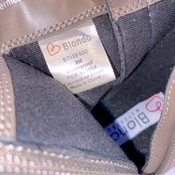 NWT $129 BLONDO Samara Waterproof Suede Boot Bootie Womens 9 No Box - Picture 7 of 12